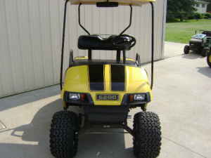 6" OUTLINED Golf Cart Rally Stripes