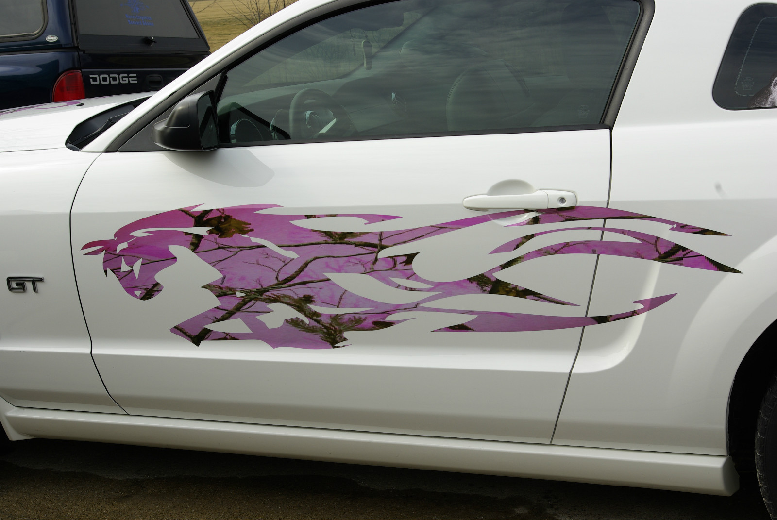 Tribal Mustang Pony FULL COLOR Side Graphics Fit all cars and trucks