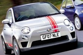 All Year Fiat 500 6" OFFSET Rally stripes set