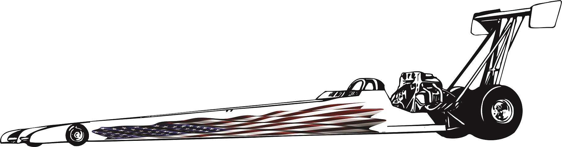 American Flag Race Jr. Dragser Graphics set Fit all Styles