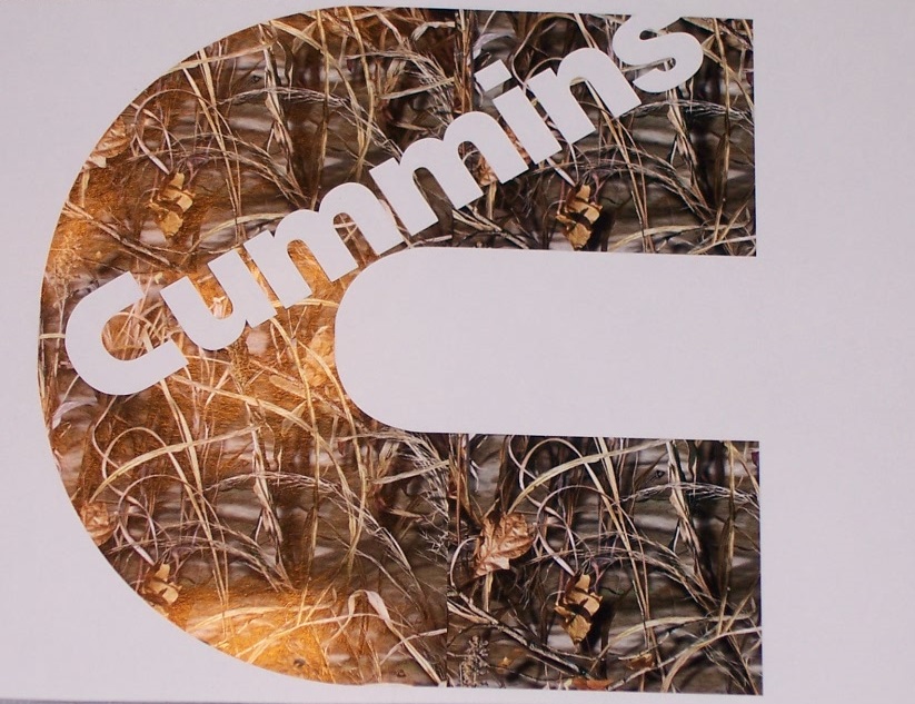 diesel C M4 Real Tree Camo Full color Graphic Window Decal Sticker