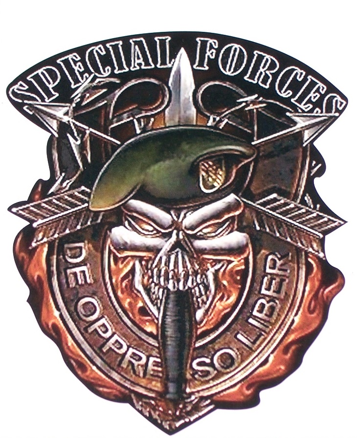 Special forces Skull Sticker Window Decals Tailgate Graphic Window Decal