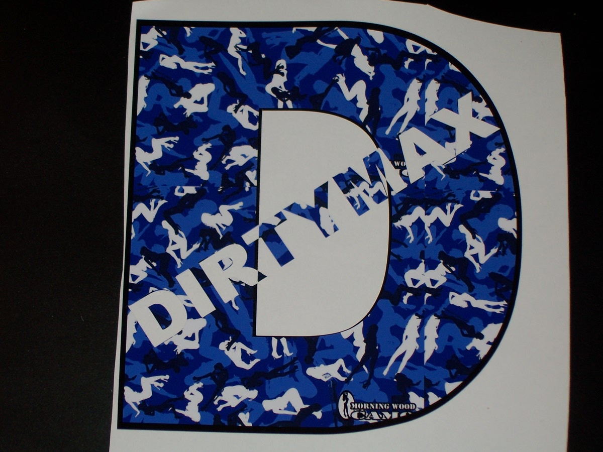 Duramax "Dirty Max" 8" X 7" Graphic Window Decal