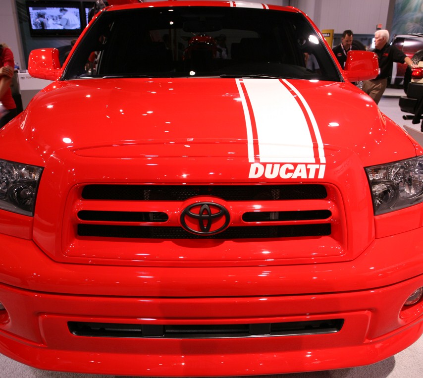 Ducati Truck 11\" Single rally stripe!! HUGE Fits all Make and Model Trucks