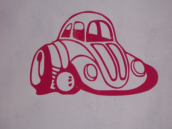 volkswagen VW Beetle #1 Wall Garage or Garage Door Graphic Decal