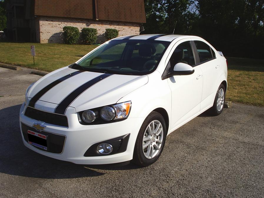 2011 - UP Chevy Sonic 5" Twin Rally Stripe Set