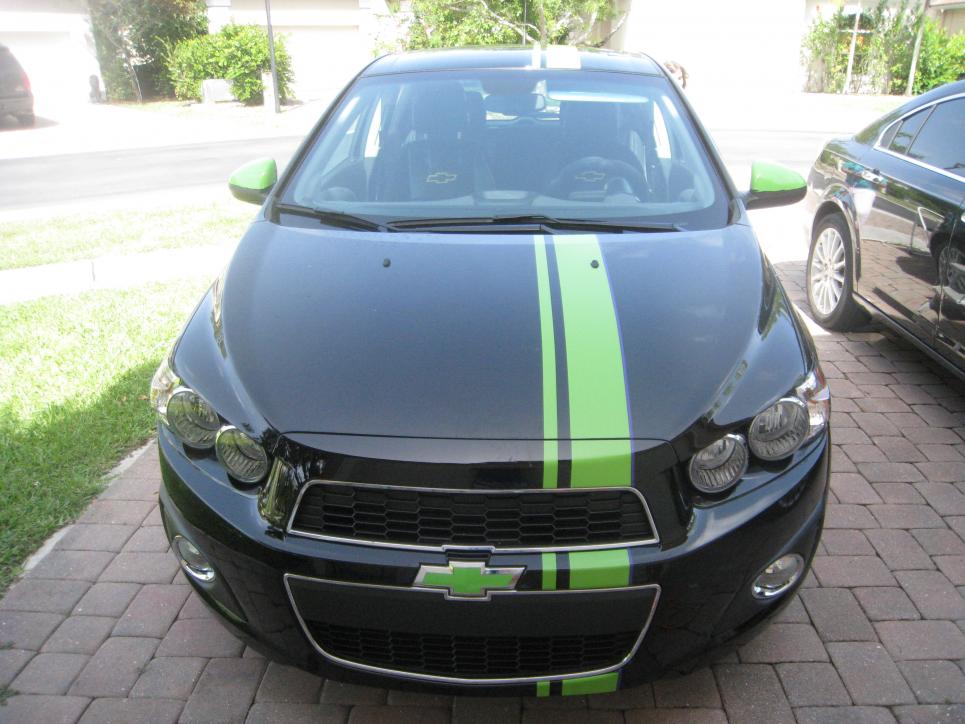 2011 - UP Chevy Sonic 6" Offset Rally Stripe Set