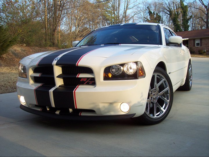 Dodge Charger 10\" 2 Color Rally Stripe Set