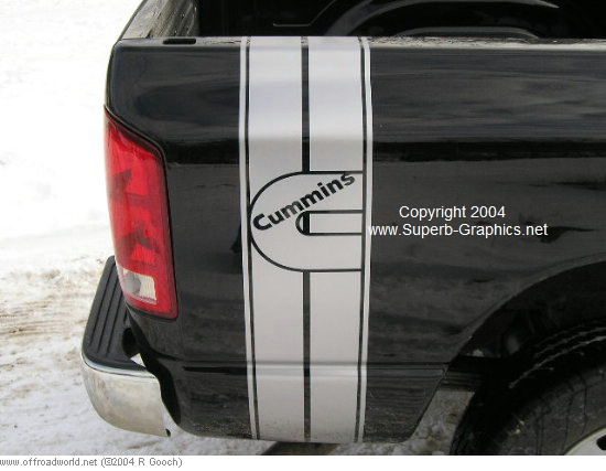 C Diesel Logo #2 Bed Side Stripes (Sold as a Pair)