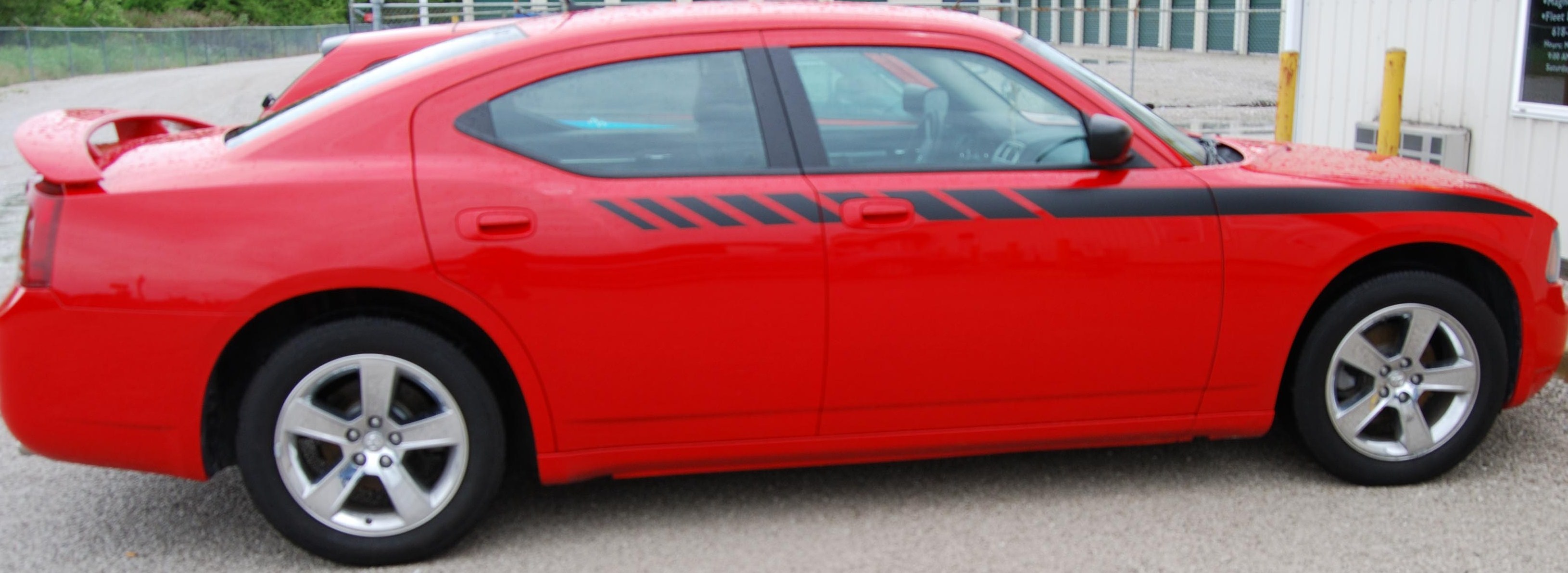 Dodge Charger Avenger Fender & Door Stripe Graphics