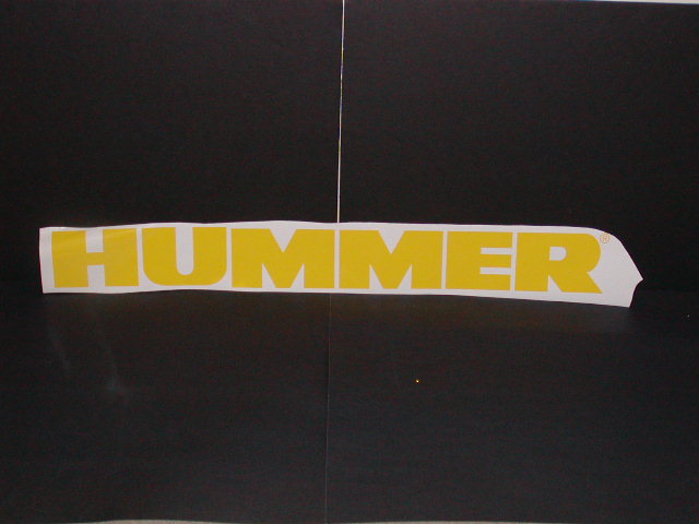 Hummer Windshield Rear window Or Tailgate Decal