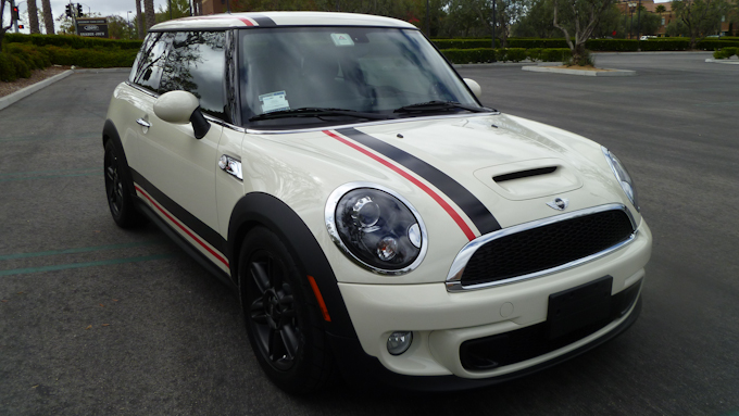 Mini Cooper thin 2 color Rocker Stripe Graphic Decals