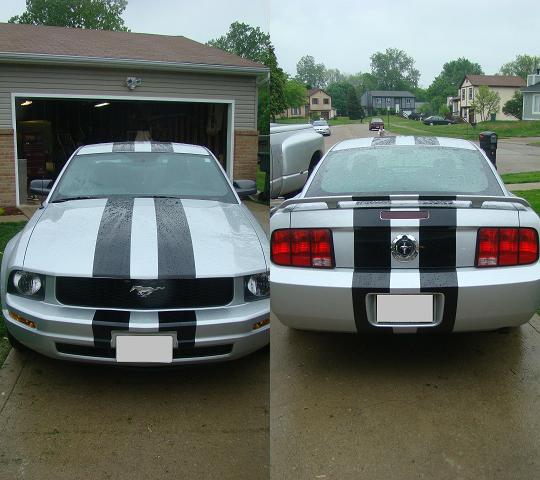 8" rally Stripe Kit fits all Year Mustang 64-2010