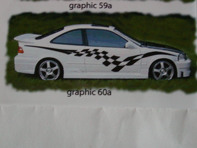 Check Racing Graphics 60a Size 22" X 110"