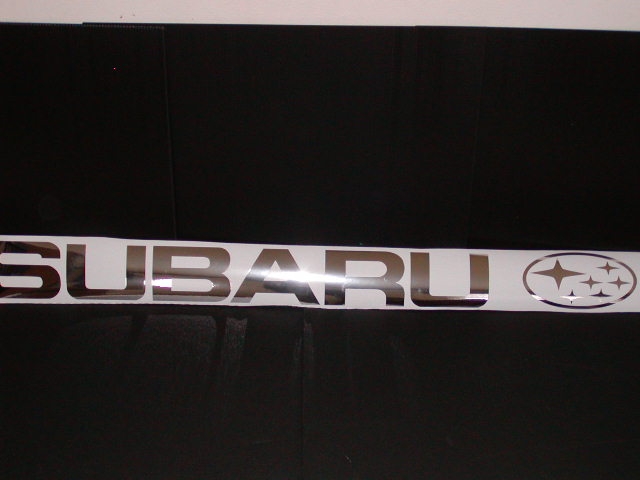 Subaru Windshield Decals You pick the size and color!