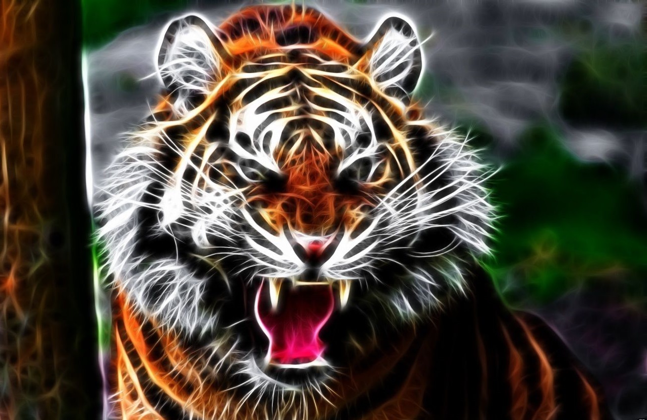 TIGER #4 Wall RV motorhome Or Trailer Graphic Decal