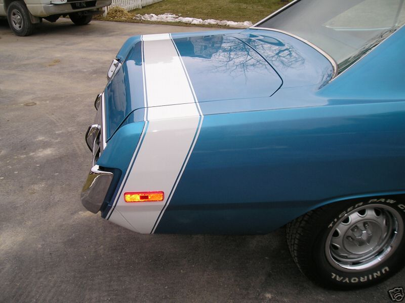 Dodge PLAIN rear Car stripes