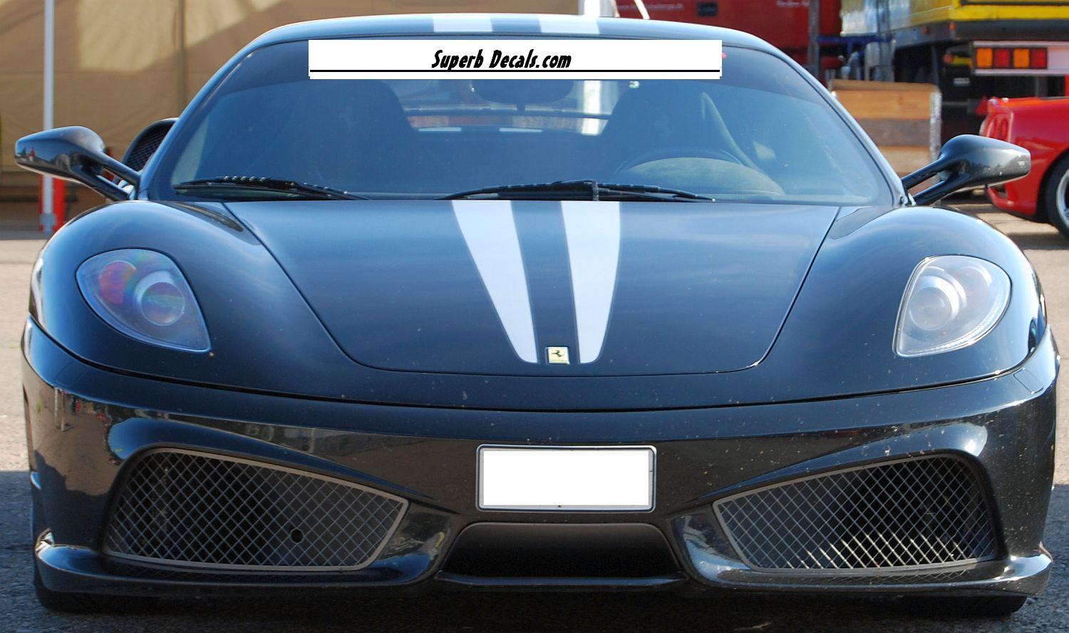 Rally stripes stripe graphics decals fit any yr model Ferrari 430 Scuderia F40Fit all Cars and Trucks