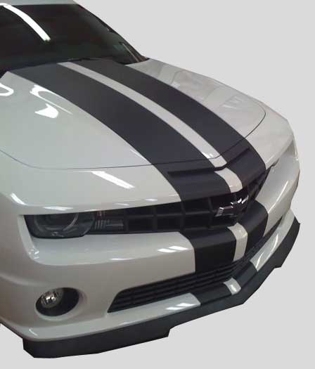 2010 Camaro Carbon Fiber 10" Rally Stripes Stripe Decal