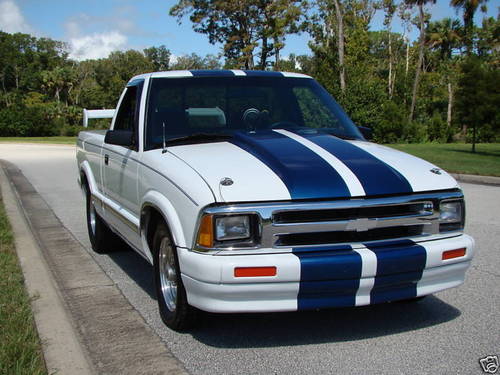 All year chevy S-10 & GMC S-15 11" Plain Rally Stripe Graphics set