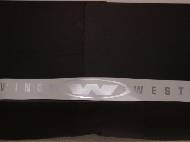 Wings West Logo Windshield Decal